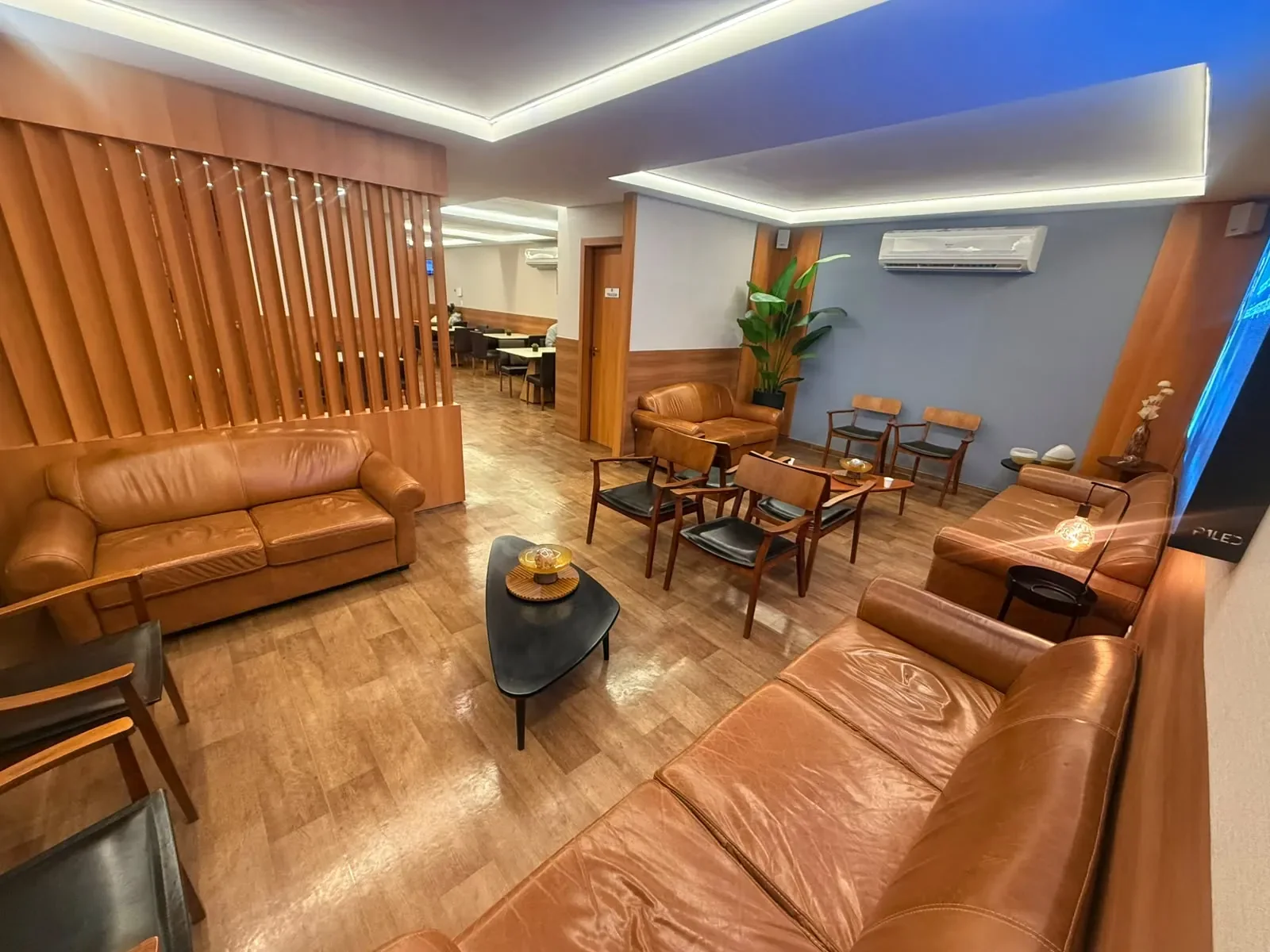 Sala de espera e convivência do Hospital AmericanCor